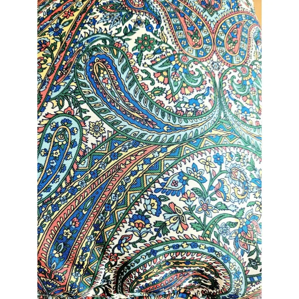 Lauren Ralph Lauren Decorative Blue Paisley Throw Pillow 18
